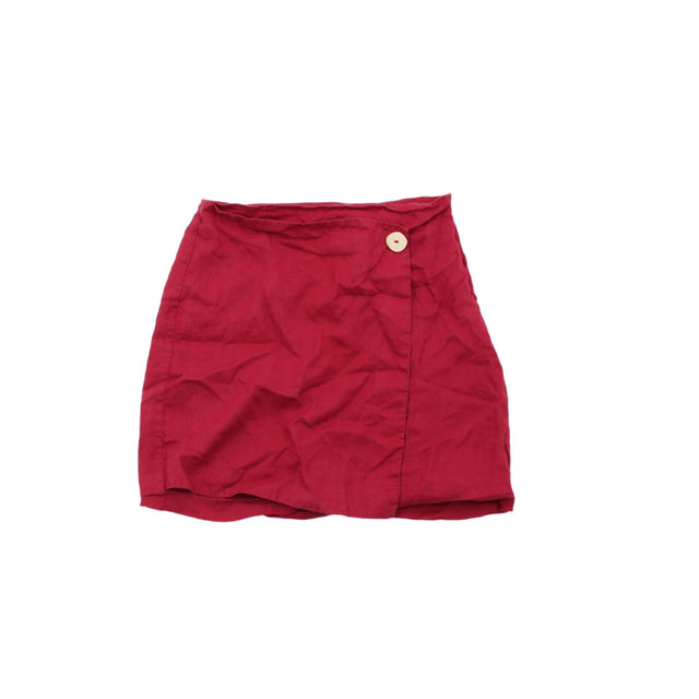 MNG Women's Mini Skirt UK 12 Red 100% Other