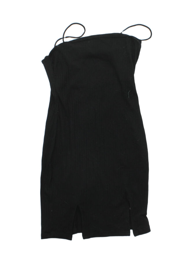 Shein Women's Midi Dress S Black Cotton with Spandex