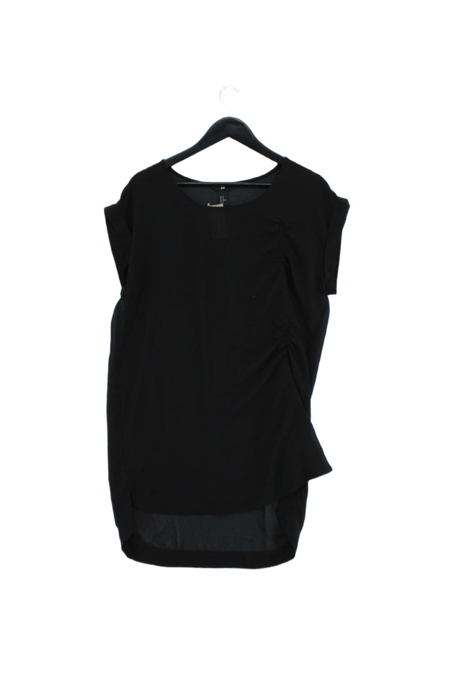 H&M Women's Mini Dress UK 12 Black 100% Polyester