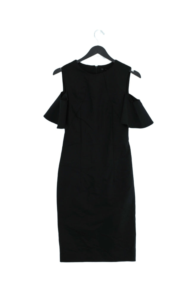 Zara Women's Mini Dress S Black 100% Polyester
