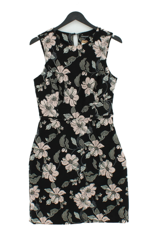 Warehouse Women's Mini Dress UK 12 Multi Polyester with Viscose