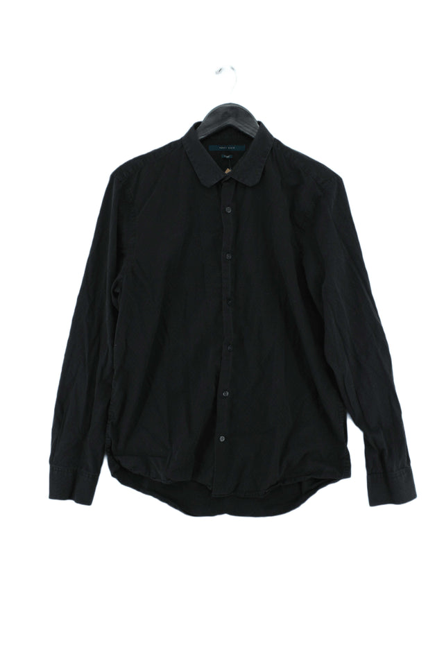 Perry Ellis Men's T-Shirt L Black 100% Cotton