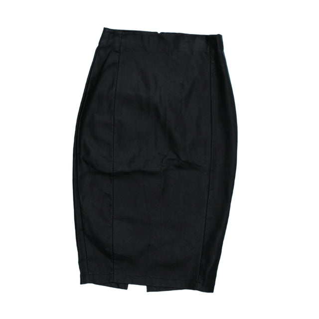 Asos Women's Midi Skirt UK 4 Black 100% Other