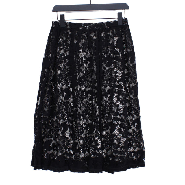 Asos Women's Midi Skirt UK 10 Black 100% Other