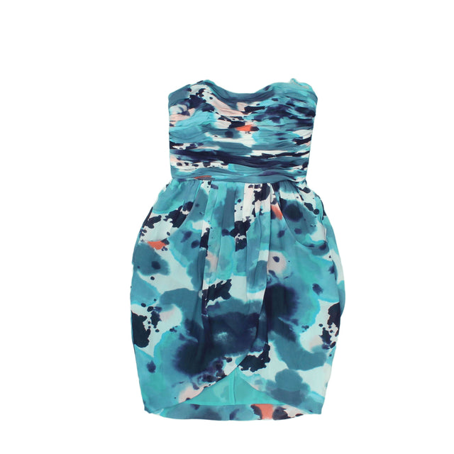 Full Circle Women's Mini Dress XS Blue 100% Polyester
