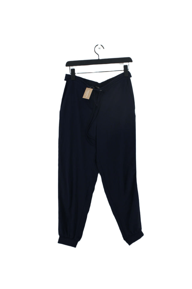 Zara Basic Women's Trousers S Blue 100% Polyester