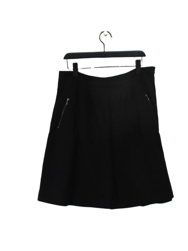 Jigsaw Women's Mini Skirt UK 10 Black 100% Viscose