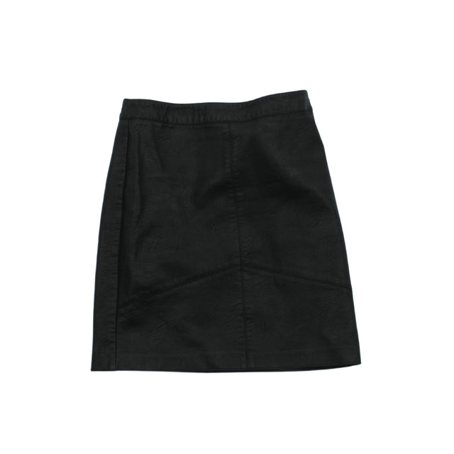 Dorothy Perkins Women's Midi Skirt UK 8 Black Viscose with Polyester