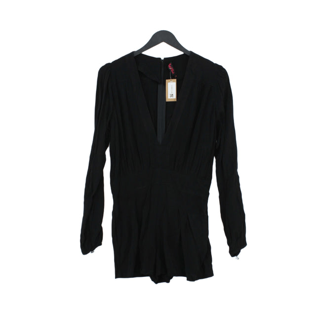 Motel Rocks Women's Top S Black 100% Viscose