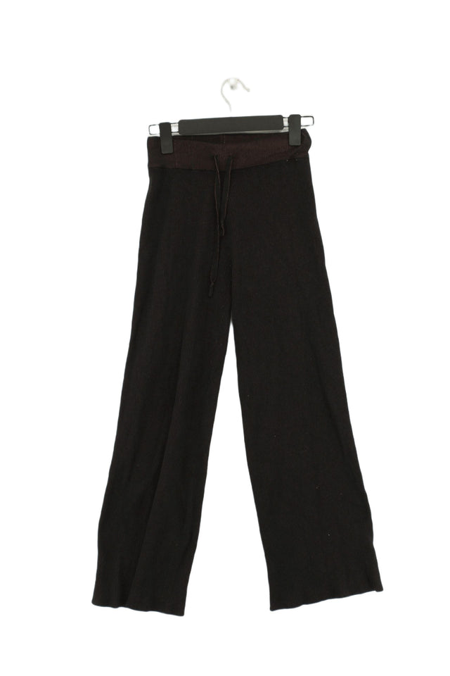 Stradivarius Women's Trousers XS Black 100% Other