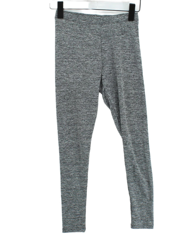 Asos Women's Leggings UK 6 Grey Polyester with Elastane