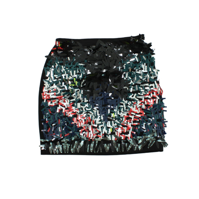 H&M Women's Midi Skirt UK 10 Multi 100% Polyester