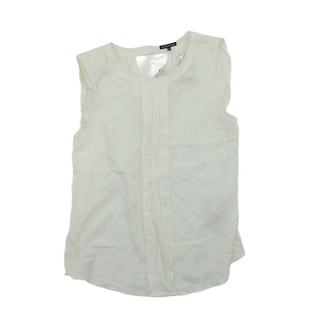 Warehouse Women's Top UK 14 White 100% Other