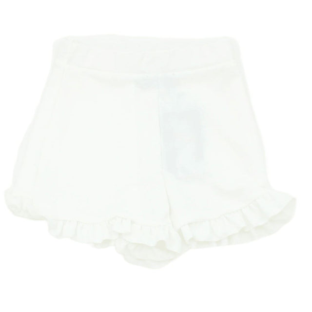 New Pretty Little Thing Women's Shorts XS White Polyester with Elastane