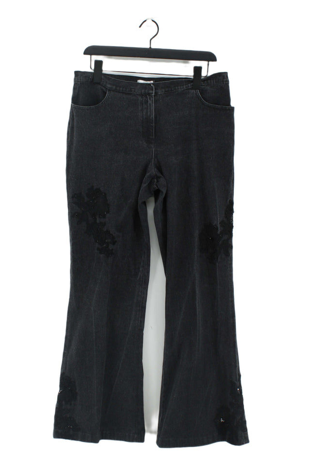 Gibson Women's Trousers W 33 in Grey 100% Cotton