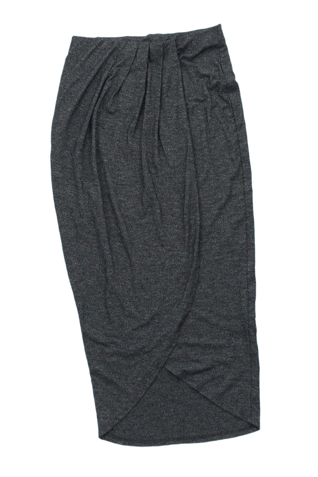 Warehouse Women's Midi Skirt UK 6 Grey 100% Other