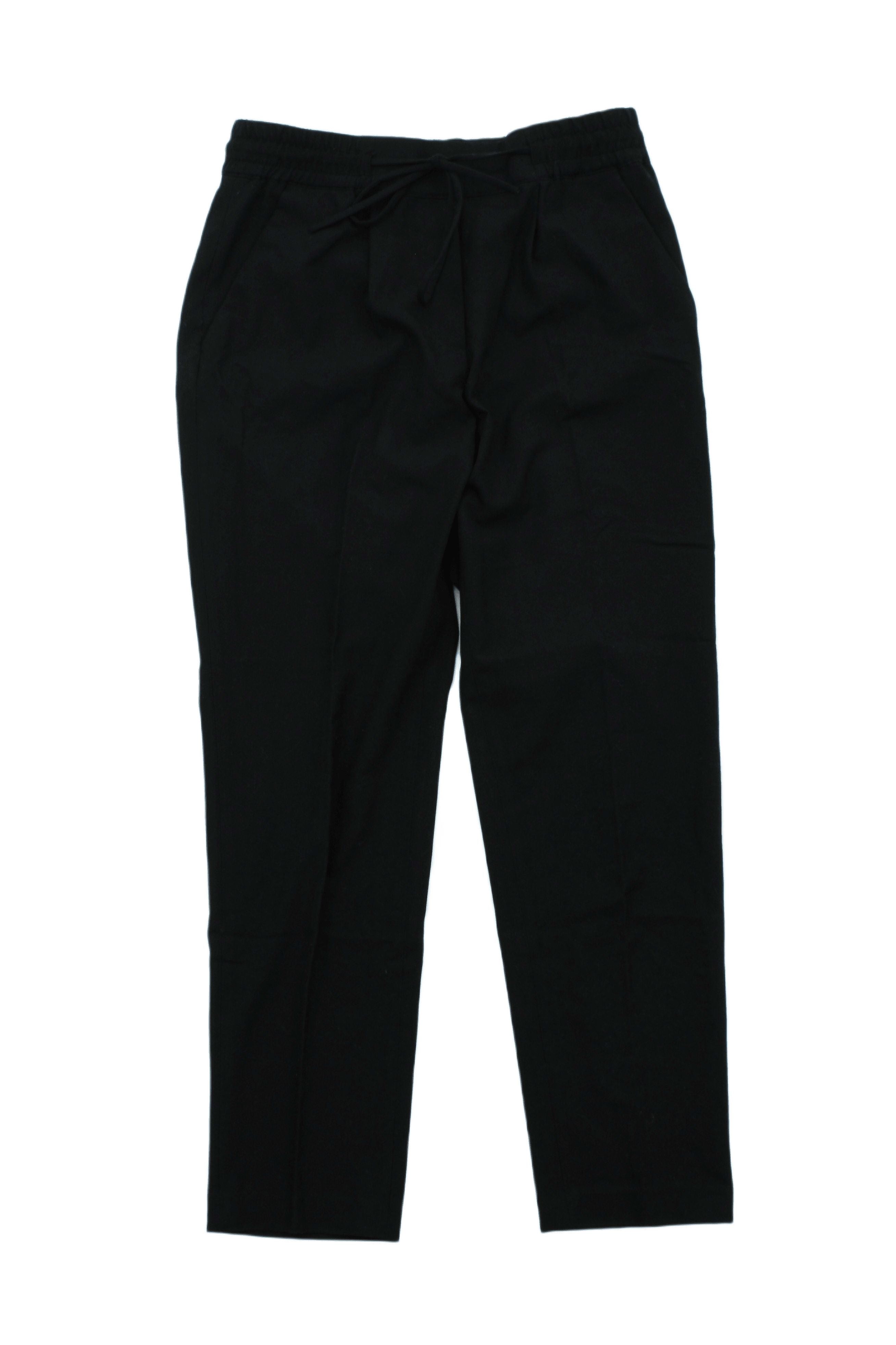 Zara Black Trousers Tapered Leg Ankle Crop Pants Womens Small Pleated Front  | Pants for women, Cropped ankle pants, Black trousers