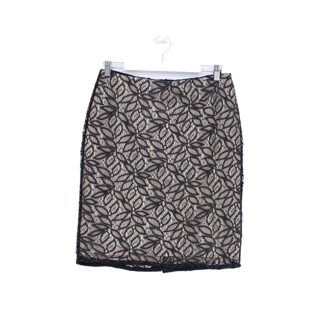 Ann Taylor Women's Mini Skirt UK 8 Black 100% Other