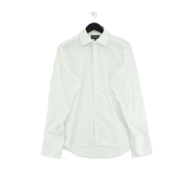 Austin Reed Men's T-Shirt M White 100% Cotton