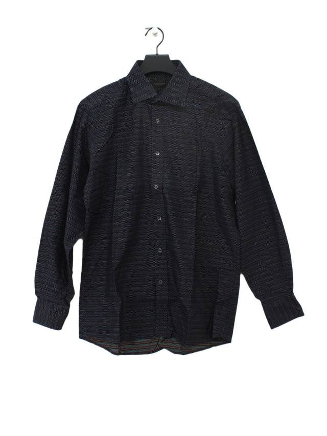 Duchamp Men's Shirt Chest: 32 in Blue 100% Cotton