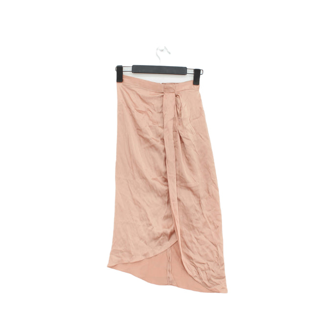 Gabriella Women's Midi Skirt W 24 in Pink 100% Other