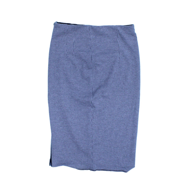Arienne Vittadini Women's Midi Skirt UK 10 Grey Cotton with Viscose, Polyester