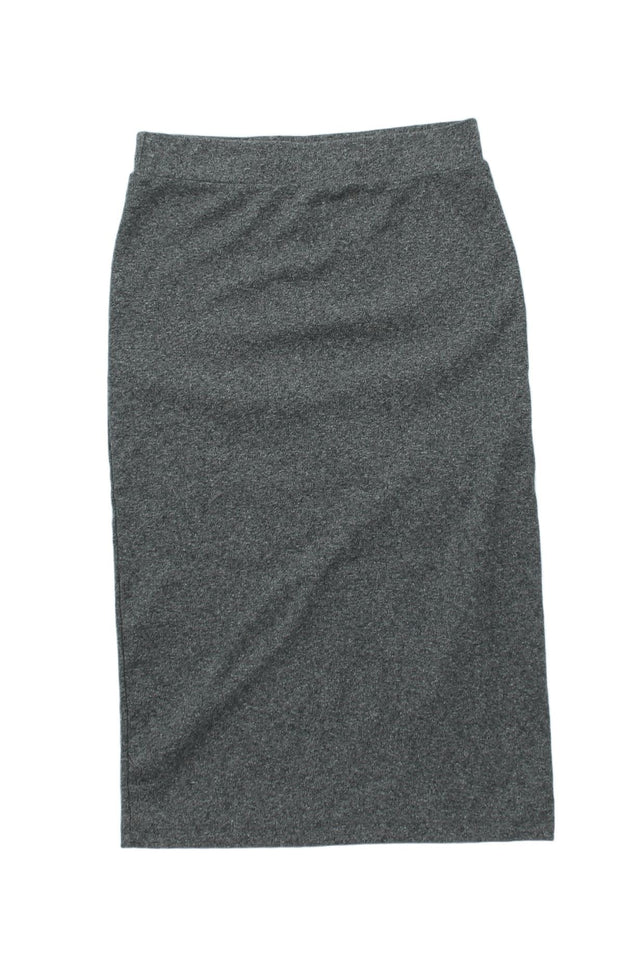 H&M Women's Mini Skirt S Grey Cotton with Polyester, Other