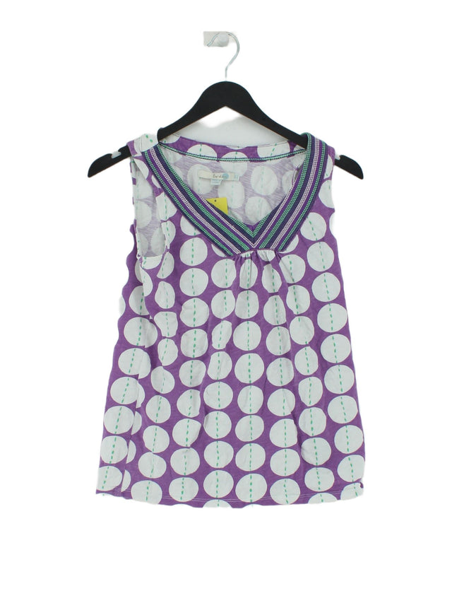 Boden Women's Mini Dress UK 6 Purple 100% Cotton