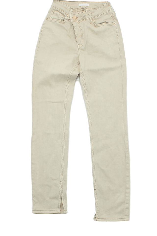 River Island Women's Jeans UK 6 Tan Cotton with Elastane