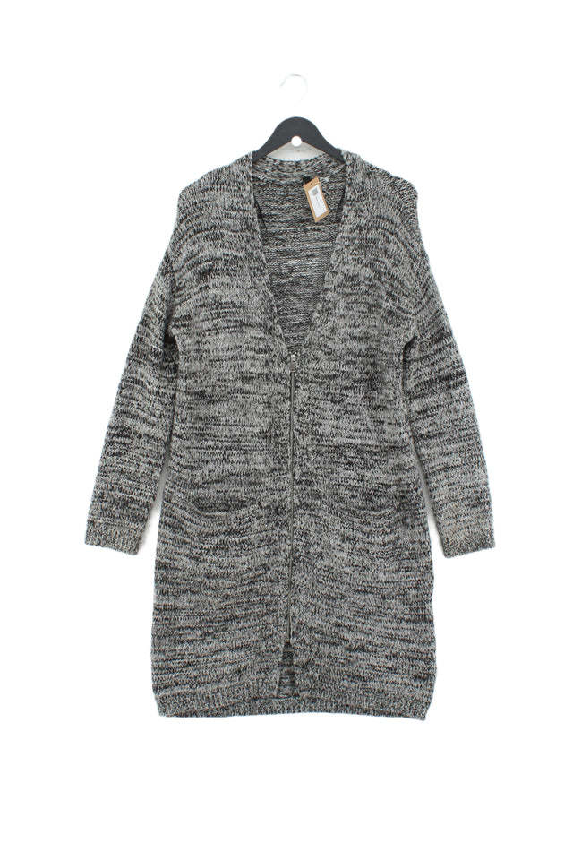 Divided Women's Cardigan XS Grey Polyester with Acrylic