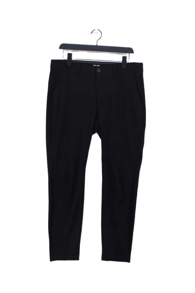 Only & Sons Women's Trousers W 32 in; L 30 in Black Polyester with Viscose