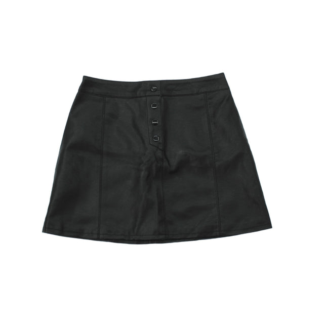 Divided Women's Mini Skirt UK 10 Black 100% Other