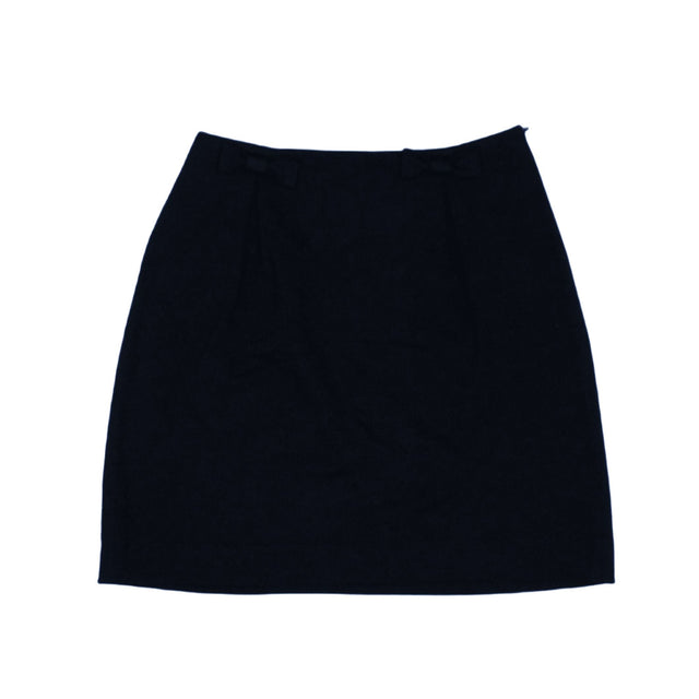 Tara Jarmon Women's Mini Skirt UK 12 Black 100% Viscose