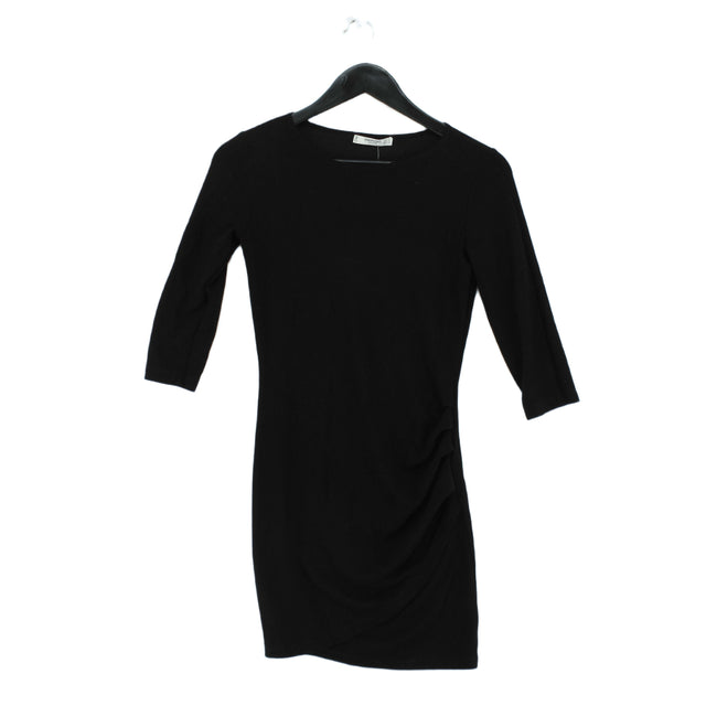 Mango Women's Midi Dress S Black 100% Other