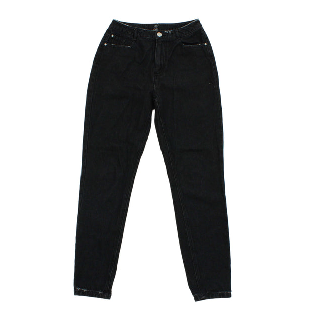 Missguided Women's Jeans UK 8 Black 100% Cotton