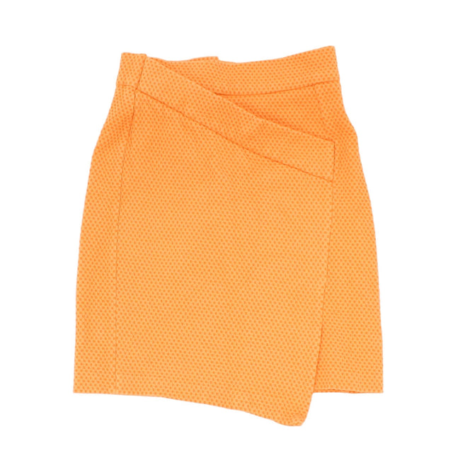 H&M Women's Mini Skirt UK 4 Orange 100% Other