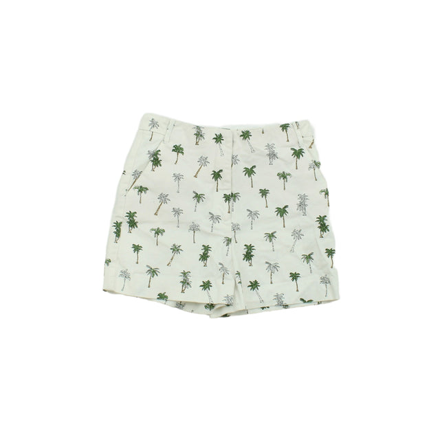 Zara Basic Women's Shorts XS White Cotton with Other