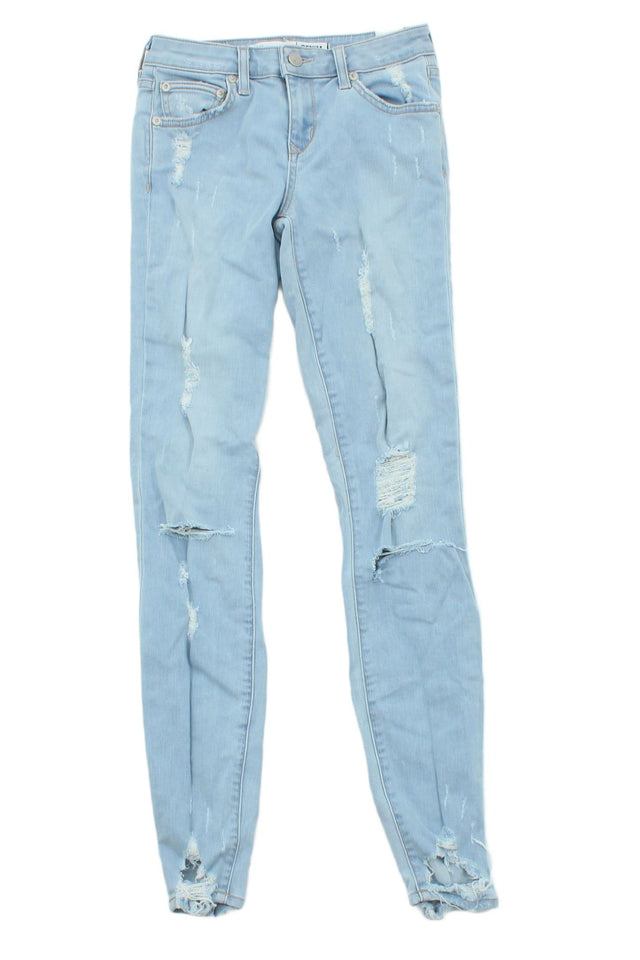 Lovers + Friends Women's Jeans W 24 in Blue Cotton with Elastane