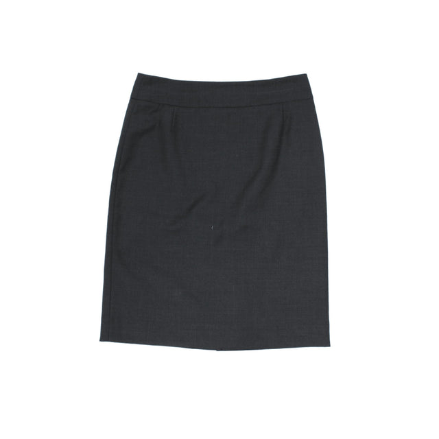 TM Lewin Women's Midi Skirt UK 8 Grey 100% Other