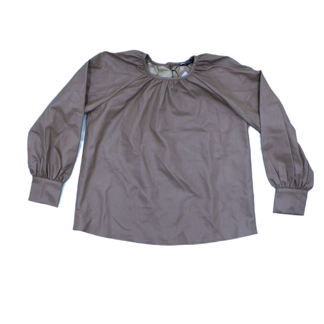 Zara Women's Top XS Brown 100% Other