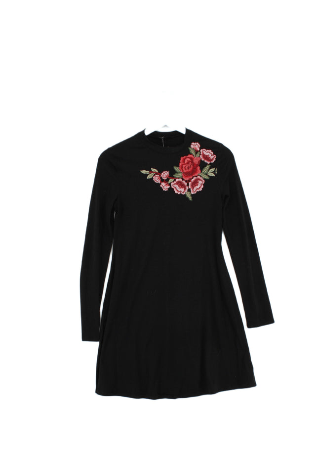 Shein Women's Mini Dress M Black 100% Polyester