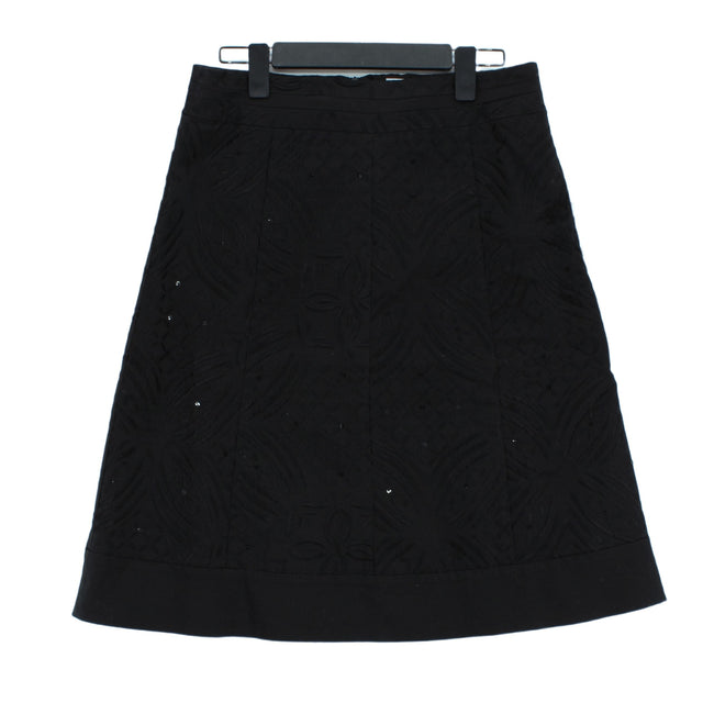 Oasis Women's Midi Skirt UK 12 Black 100% Other