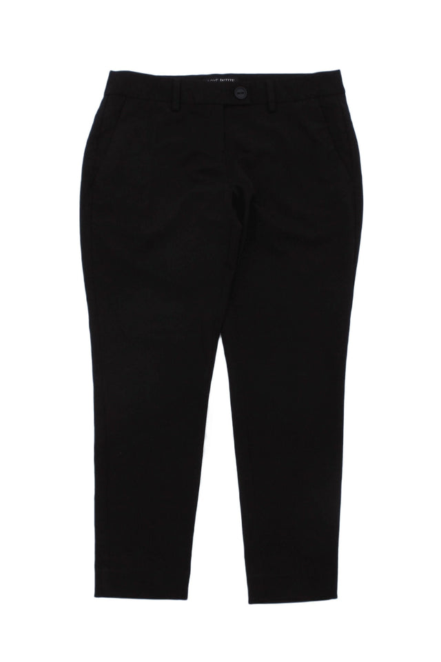 Next Women's Trousers UK 8 Black Polyester with Viscose, Other