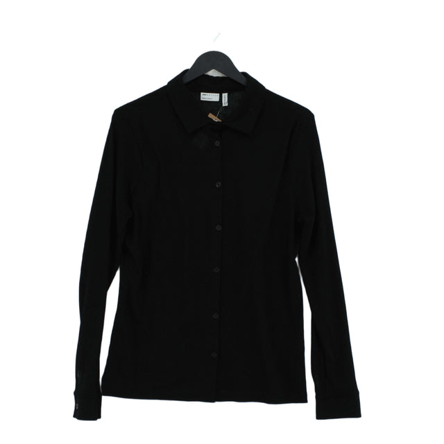 Asos Design Women's T-Shirt UK 14 Black 100% Polyester