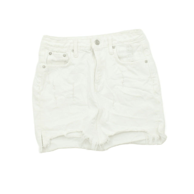 Lovers + Friends Women's Mini Skirt W 26 in White 100% Cotton