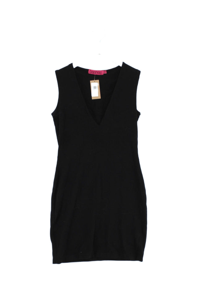 Boohoo Women's Mini Dress UK 10 Black 100% Other