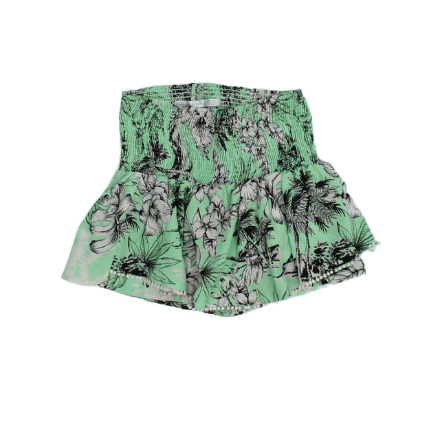 Trafaluc Women's Mini Skirt S Green 100% Polyester