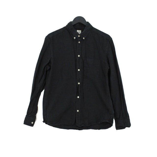 H&M Men's T-Shirt M Black 100% Cotton