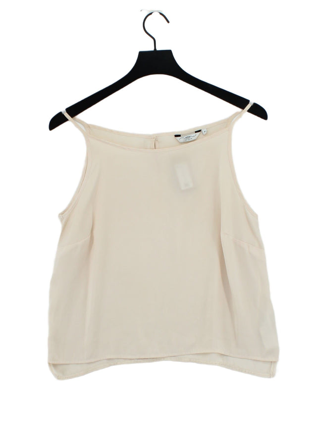 New Look Women's Top UK 10 Cream 100% Polyester