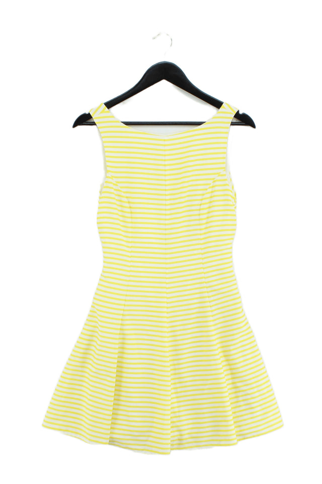 Zara Women's Mini Dress S Yellow 100% Other